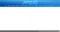 Desktop Screenshot of dorfverein2575.ch