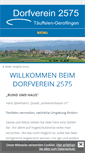 Mobile Screenshot of dorfverein2575.ch